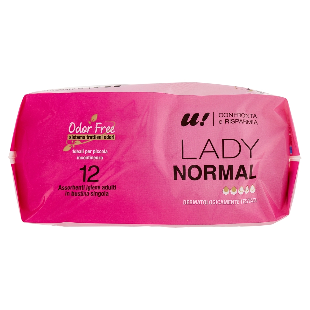 12 Assorbenti Lady Normal U! Confronta e Risparmia